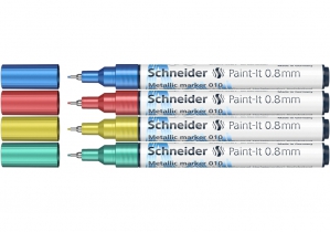 Набор маркеров металлик Paint-It 0,8 мм 4 шт. SCHNEIDER ML01011502