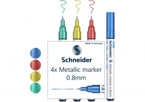 Набор маркеров металлик Paint-It 0,8 мм 4 шт. SCHNEIDER ML01011502