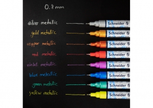 Набор маркеров металлик Paint-It 0,8 мм 4 шт. SCHNEIDER ML01011502
