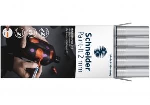 Маркер металлик Schneider Paint-It 2.0 мм серебряный ML01101007