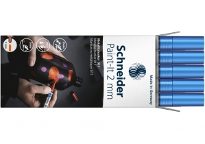 Маркер металлик Schneider Paint-It 2.0 мм синий ML01101025