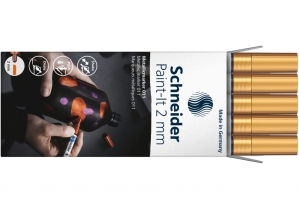Маркер металік Schneider Paint-It 2.0 мм золотий ML01101066