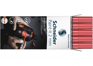 Маркер металлик Schneider Paint-It 2.0 мм красный ML01101124