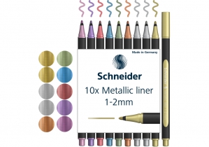 Набір лайнерів металік Schneider Paint-It 1-2 мм 10 шт. ML02011503