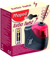 Точилка электрическая TURBO TWIST, 1 отв., коробка с подвесом Maped