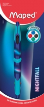 Ручка кулькова NIGHTFALL 4 в 1 (1шт) блістер Maped MP.229445