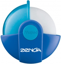Ластик ZENOA " в поворотном защитном футляре, дисплей ассорти Maped MP.511320