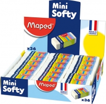 Гумка MINI SOFTY у картонному тримачі Maped MP.511780