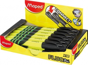 Текст-маркер FLUO PEPS Pen, желтый Maped MP.734034