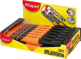 Текст-маркер FLUO PEPS Pen, помаранчевий Maped MP.734035