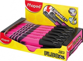 Текст-маркер FLUO PEPS Pen, розовый Maped MP.734036