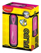 Текст-маркер FLUO PEPS Classic, розовый Maped MP.742536