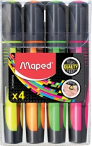 Текст-маркер FLUO PEPS Max, набір 4 шт., бістер, асорті Maped MP.742947