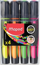 Текст-маркер FLUO PEPS Max, набор 4 шт., бістер, ассорти Maped MP.742947