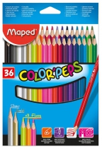 Карандаши цветные COLOR PEPS Classic, 36 цветов Maped MP.832017