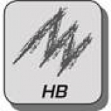 Карандаш графитовый BLACK PEPS HB, без резинки, коробка с подвесом Maped MP.850021