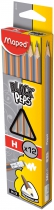 Карандаш графитовый BLACK PEPS H, с ластиком, коробка с подвесом Maped MP.851725