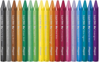 Мел восковая COLOR PEPS Wax Crayons, 18 цв. Maped MP.861012