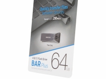 Накопитель Samsung 64GB USB 3.1 Type-A Bar Plus  Серый MUF-64BE4/APC