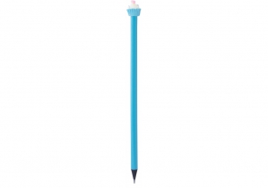 Олівець чорнографітний HB із фігуркою "Тістечко", блакитне покриття MAXI MX14930