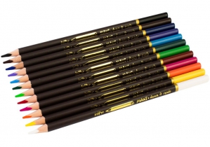 Карандаши цветные профессиональные "Art Pro", 12 цветов, треугольные MAXI MX15159