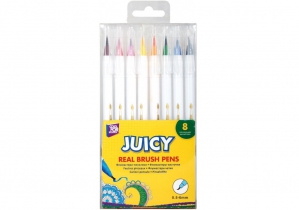 Фломастеры-кисти REAL BRUSH, 8 цветов MAXI MX15218