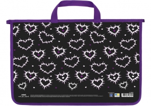 Портфель пластиковый А4 на молнии MAXI MX30056