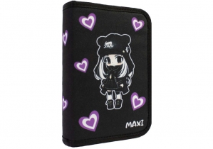 Пенал с 2 отворотами, 20,5*13,5*4 см. MAXI MX85505