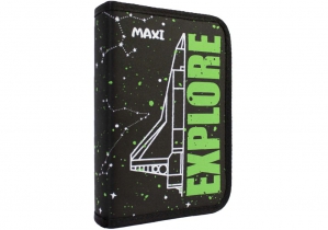 Пенал с 2 отворотами, 20,5*13,5*4 см. MAXI MX85506