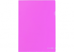 Папка-уголок А4 плотная под нанесение, розовая ECONOMIX N31153-09