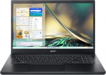 Ноутбук Acer Aspire 7 A715-76G 15.6" FHD IPS, Intel i5-12450H, 16GB, F512GB, NVD3050-4, Lin, чорний NH.QMFEU.003