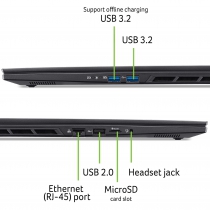 Ноутбук Acer Nitro 16S AN16S-61 16" WQXGA IPS, AMD R9-365, 32GB, F2TB, NVD5070Ti-12, Lin, чорний NH.U07EU.002