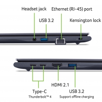 Ноутбук Acer TravelMate TMP416-74 16&quot; WUXGA IPS, Intel U5-225H, 32GB, F1TB, UMA, Win11P, синий NX.BKGEU.004