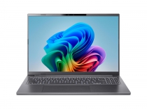Ноутбук Acer Aspire 16 A16-11M 16&quot; WUXGA IPS, Quallcomm X X1-26-100, 16GB, F512GB, UMA, Win11, серый NX.JLNEU.001