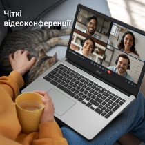 Ноутбук Acer Chromebook CB315-4HT 15" FHD IPS Touch, Intel P N6000, 8GB, F128GB, UMA, ChromeOS, сріблястий NX.KBAEU.002