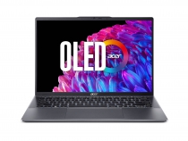 Ноутбук Acer Swift Go 14 SFG14-63 14" 2.8K OLED, AMD R5-8645HS, 16GB, F512GB, UMA, Win11, серый NX.KTSEU.002