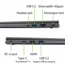Ноутбук Acer Aspire 16 A16-51GM 16&quot; WUXGA IPS, Intel 5-120U, 16GB, F512GB, NVD2050-4, Lin, серый NX.KXPEU.001