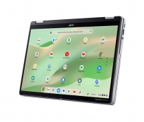 Ноутбук Acer Chromebook Spin CP314-2HN 14&quot; WUXGA IPS Touch, Intel i3-N305, 8GB, F256GB, UMA, ChromeOS, серебристый NX.KYJEU.001