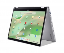 Ноутбук Acer Chromebook Spin CP314-2HN 14&quot; WUXGA IPS Touch, Intel i3-N305, 8GB, F256GB, UMA, ChromeOS, серебристый NX.KYJEU.001
