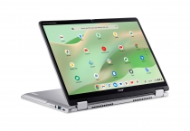 Ноутбук Acer Chromebook Spin CP314-2HN 14&quot; WUXGA IPS Touch, Intel i3-N305, 8GB, F256GB, UMA, ChromeOS, серебристый NX.KYJEU.001