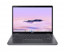 Ноутбук Acer Chromebook Plus Spin 514 CP514-4HN 14" WUXGA IPS Touch, Intel 5-120U, 8GB, F256GB, UMA, ChromeOS, серый NX.KYQEU.002