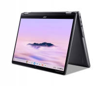 Ноутбук Acer Chromebook Plus Spin 514 CP514-4HN 14" WUXGA IPS Touch, Intel 5-120U, 8GB, F256GB, UMA, ChromeOS, серый NX.KYQEU.002