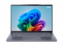 Ноутбук Acer Swift 14 AI SF14-11 14.5" WQXGA IPS, Quallcomm X1P-64-100, 16GB, F1TB, UMA, Win11, серый NX.KZXEU.001
