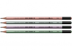 Олівець чорнографітний Optima PEARL HB корпус асорті, загострений O15537
