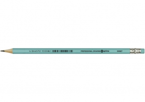 Олівець чорнографітний Optima SWEET HB корпус асорті, загострений, з гумкою O15538