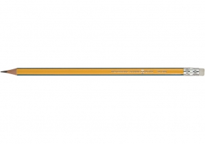Олівець чорнографітний Optima TRI GRIP HB корпус асорті, загострений, з гумкою O15539