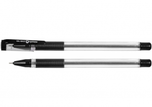 Ручка масляна OPTIMA OIL MAX 0,7 мм, пише чорним O15644-01