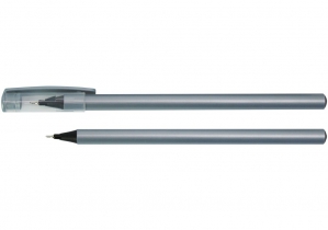 Ручка масляна OPTIMA  CHROME 0,7 мм корпус металік, пише синім O15748