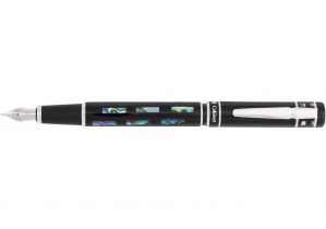Набор Pearl: ручка шариковая и перьевая, черная CABINET O15922-01
