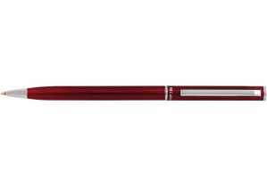 Ручка кулькова Canoe, корпус червоний із сріблястим CABINET O15964-03